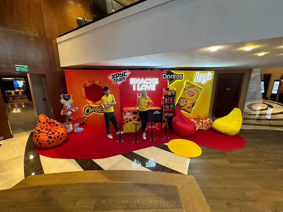 Проба продукции Хрустим и Cheetos в точках продаж, 2023